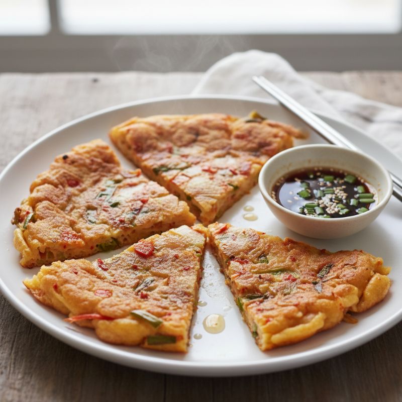 Kimchi Jeon (Korean Kimchi Pancake)