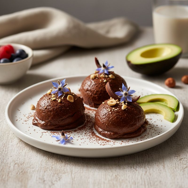 Vegan Avocado Chocolate Mousse