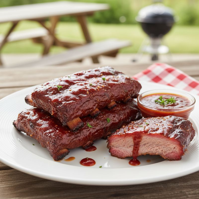 Kansas City-Style Spare Ribs