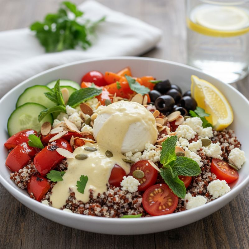 Mediterranean Quinoa Power Bowl (Vegan & Gluten-Free)