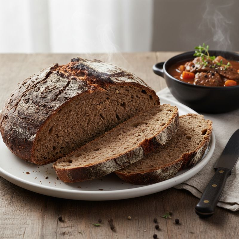 Sourdough Šumava-Style Rye Bread