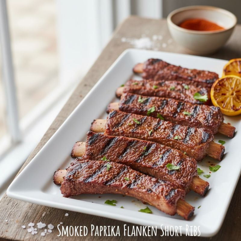 Grilled Short Ribs with Smoked Spanish Paprika Rub