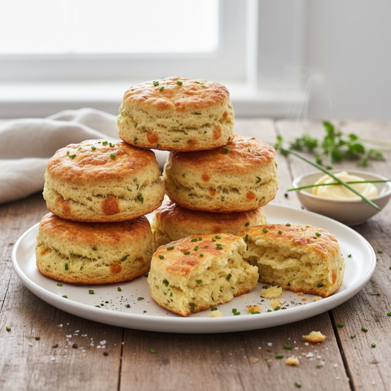 Västerbottensost & Chive Buttermilk Biscuits