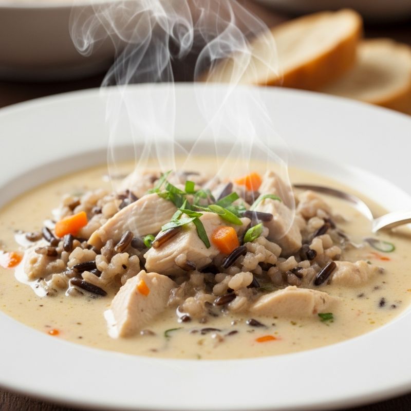 Creamy Chicken and Wild Rice Soup