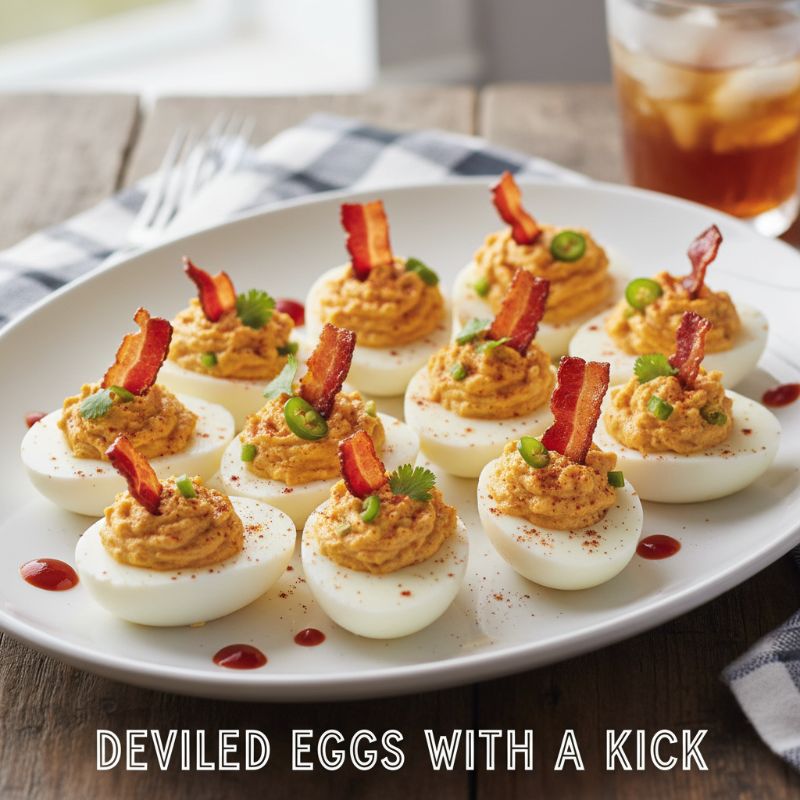 Classic Deviled Eggs with a Kick