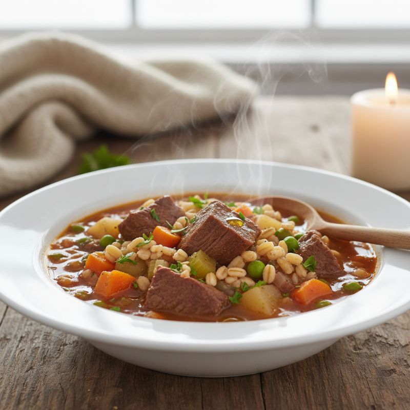 Hearty Beef Barley Soup