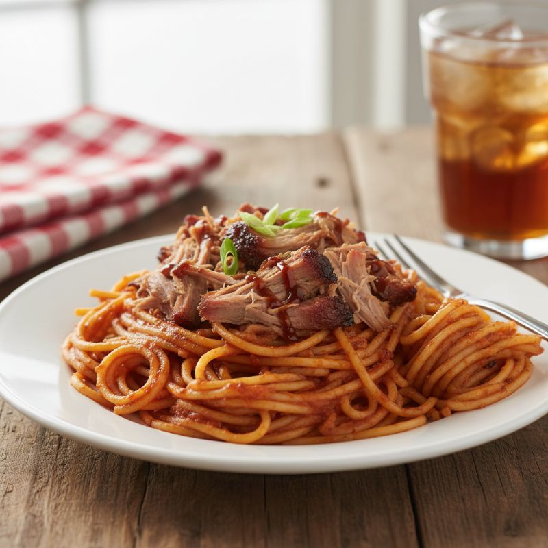 Memphis BBQ Spaghetti