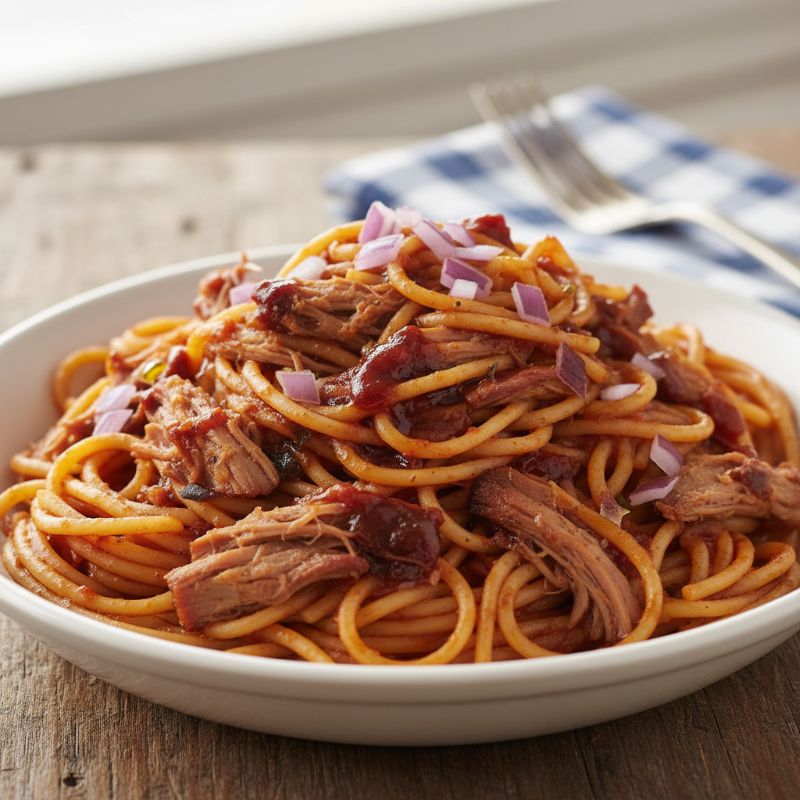 Memphis BBQ Spaghetti