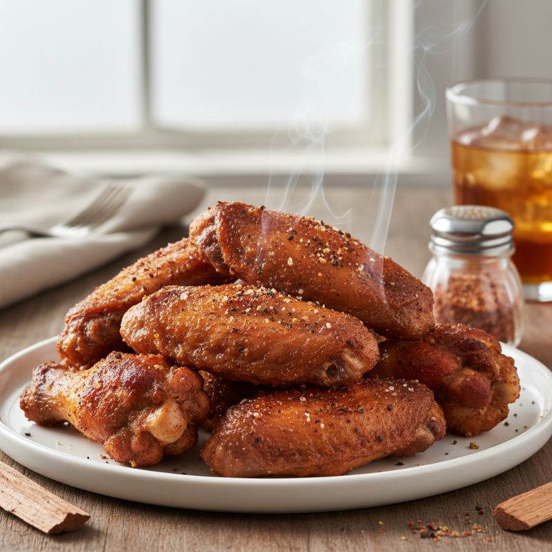 Hickory-Smoked & Crisped Jumbo Wings with Dry Heat