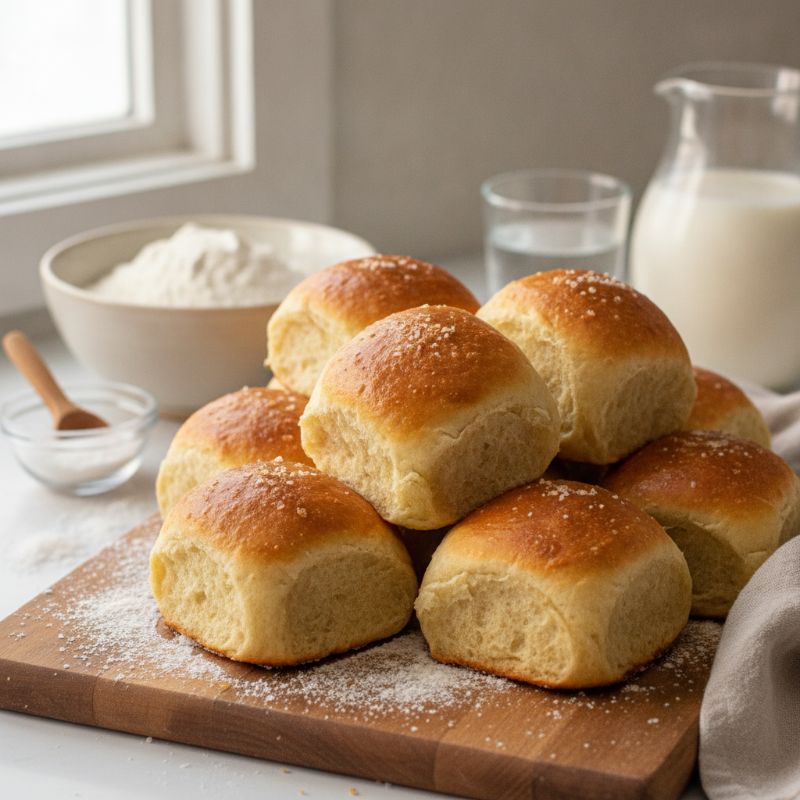 Dairy-Free Parker House Rolls