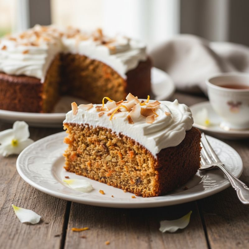 Dairy-Free Carrot Cake with Coconut Cream Frosting