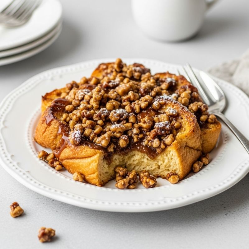 Overnight Praline French Toast Bake