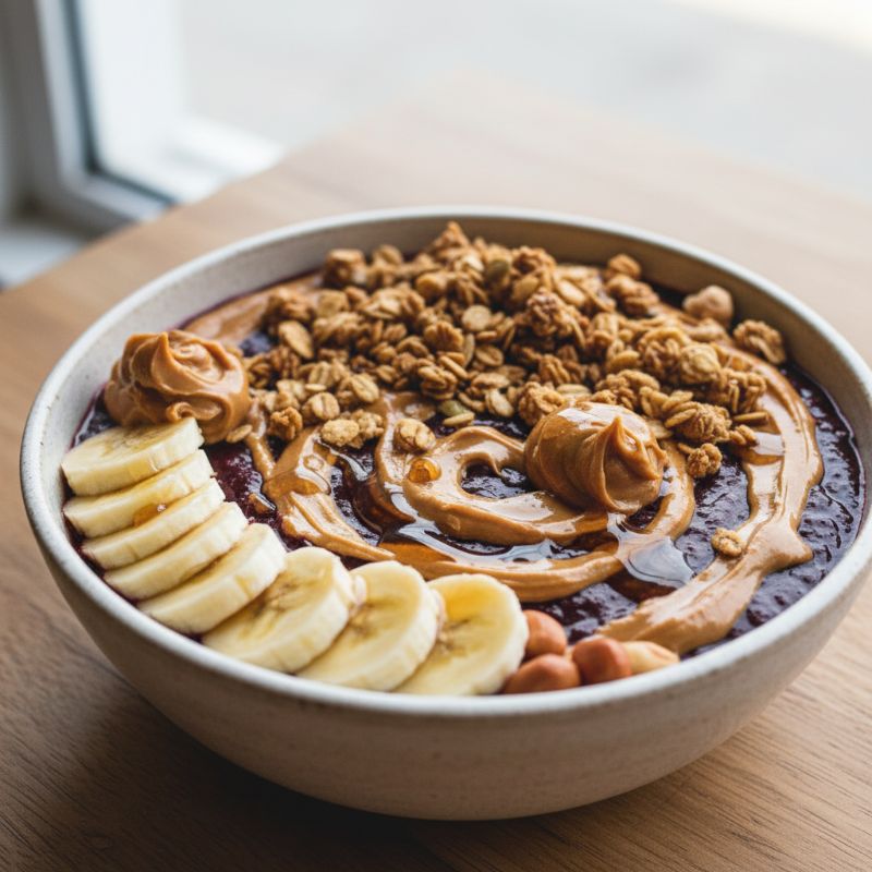 Peanut Butter Açaí Power Bowl
