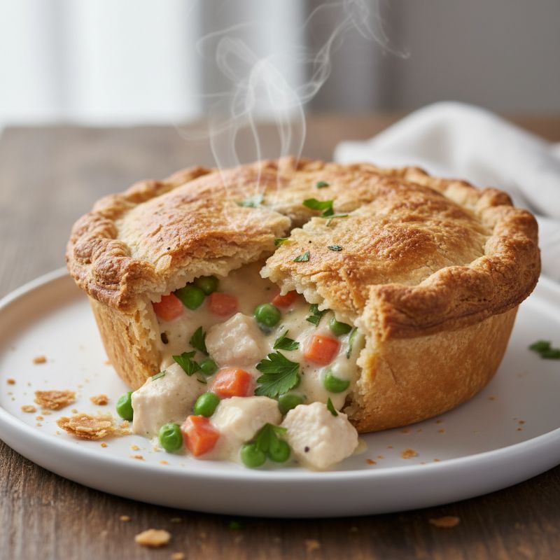 Classic Chicken Pot Pie with Buttermilk Crust