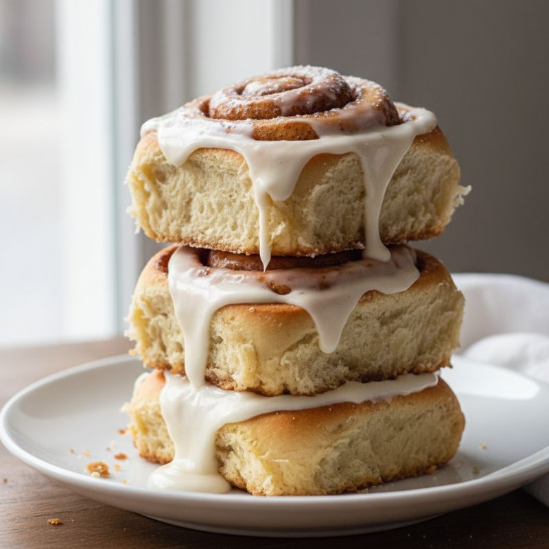 Overnight Brioche Cinnamon Rolls with Cream Cheese Frosting