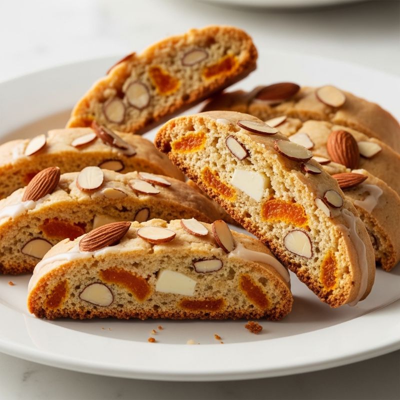 Almond and Apricot Biscotti