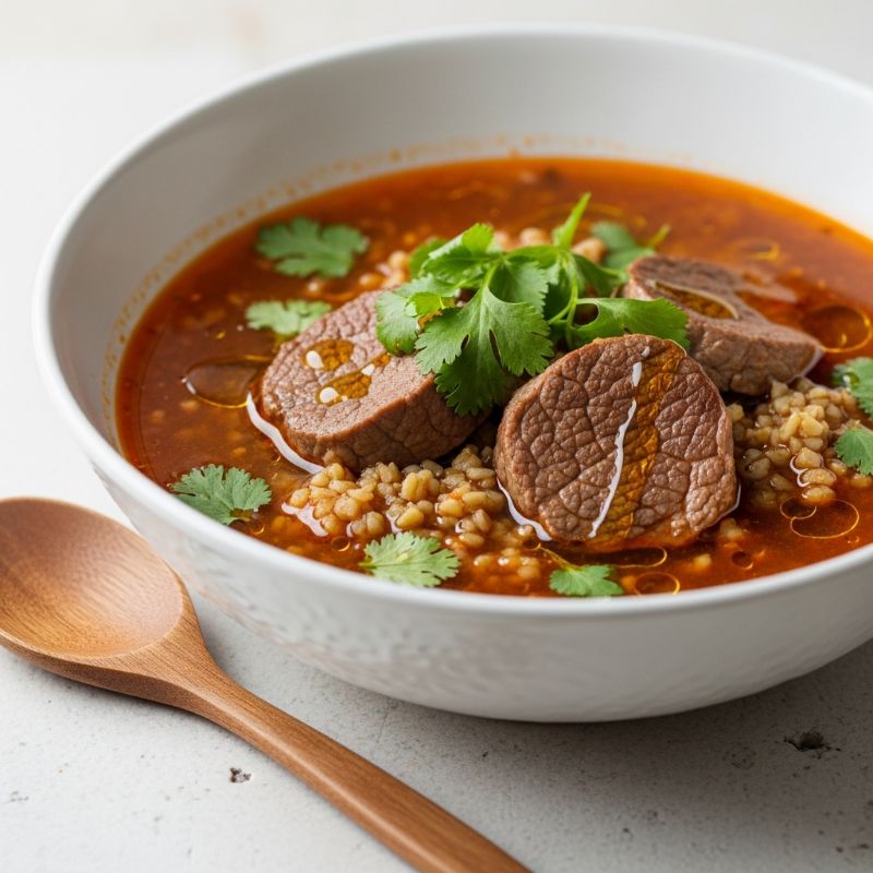 Smoked Paprika Lamb & Frik Chorba