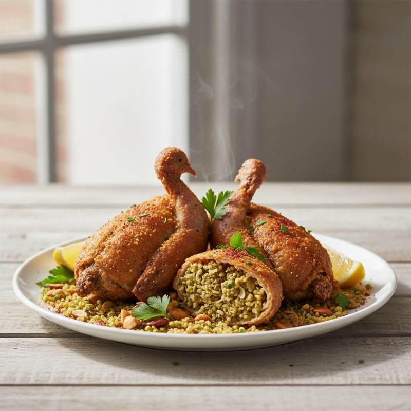 Halal Hamam Mahshi (Stuffed Pigeon)