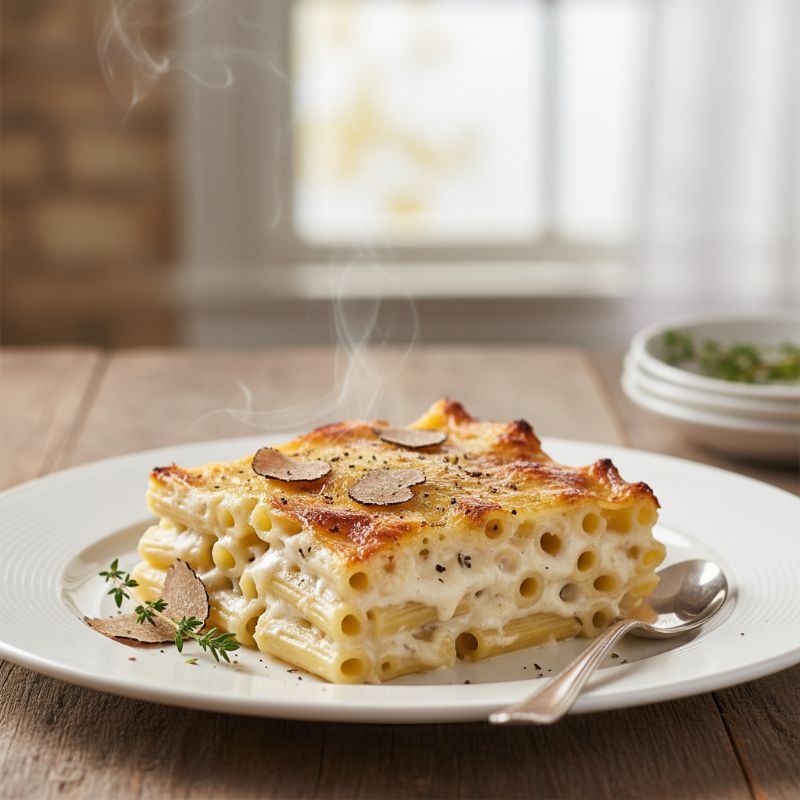 Truffle-Infused Macarona Béchamel