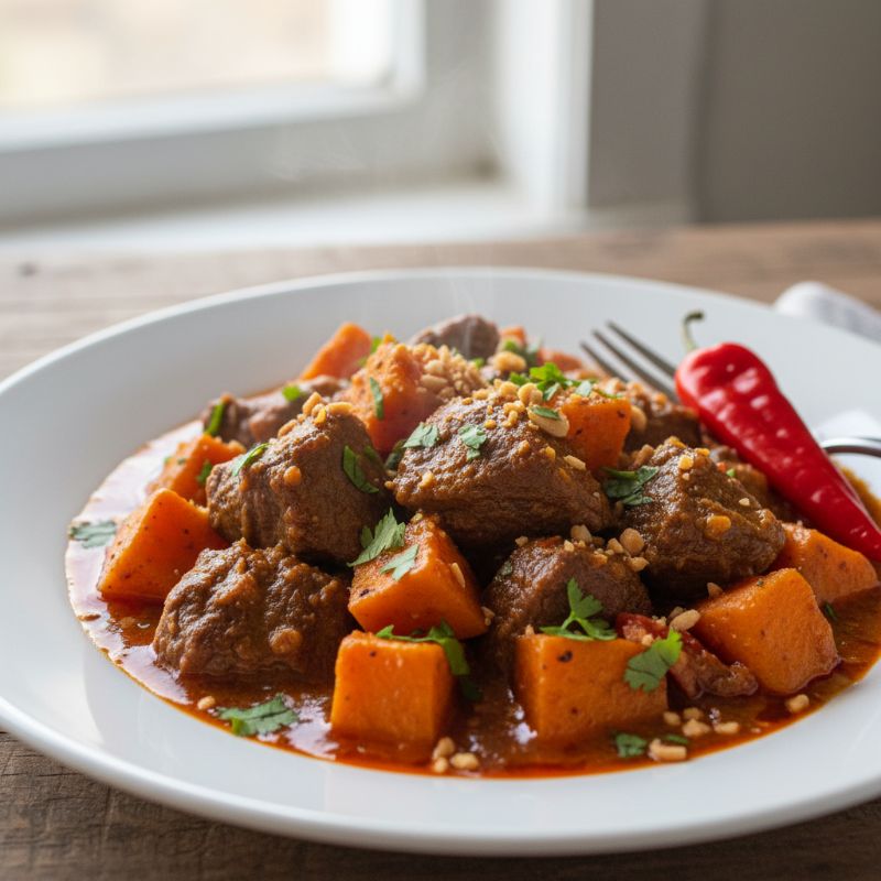 Hearty West African Peanut Stew (Maffé)