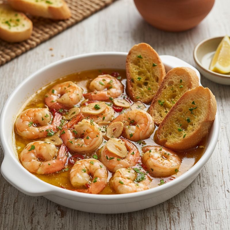 Gambas al Ajillo: Spanish Garlic Shrimp