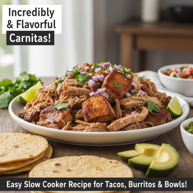 Easy Slow Cooker Carnitas