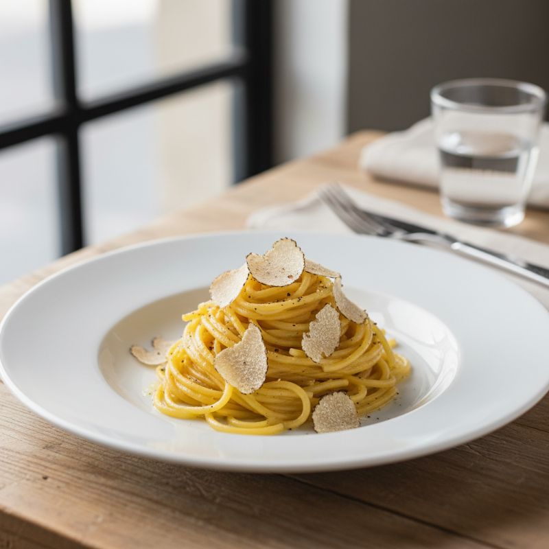 Tajarin with Mountain Butter and White Truffle