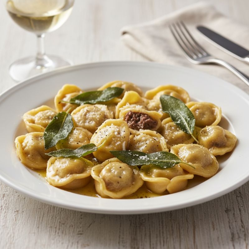Agnolotti del Plin with Sage Butter Sauce