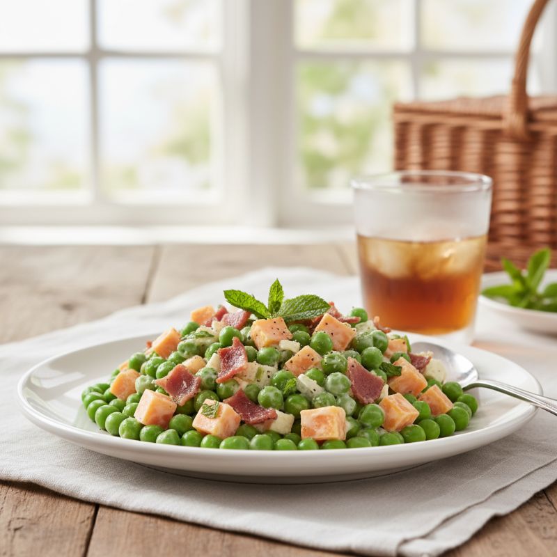 Derby-Style Pea Salad with Smoked Country Ham