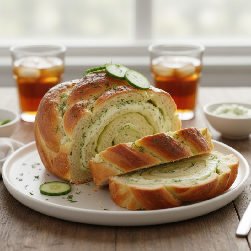 Benedictine Swirl Savory Bread