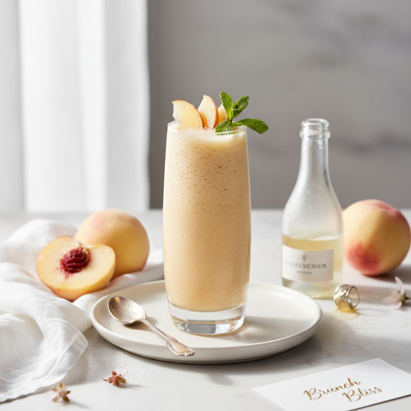 Peach & Prosecco Bellini Smoothie