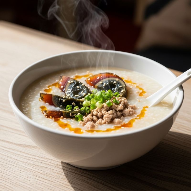 Savory Century Egg Congee
