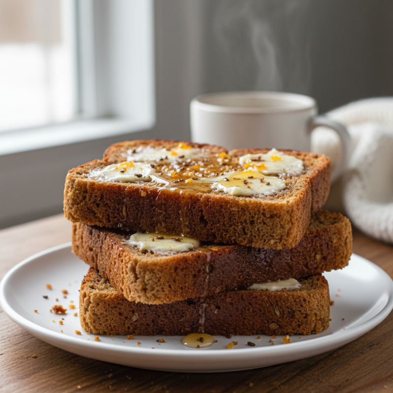 Minnesota Honey-Kissed Limpa Toast