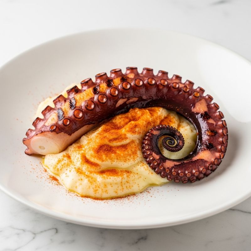 Grilled Spanish Octopus with Smoked Paprika Potatoes