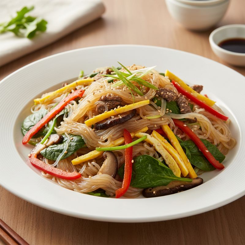 Tangpyeong-chae: Korean Mung Bean Jelly Salad