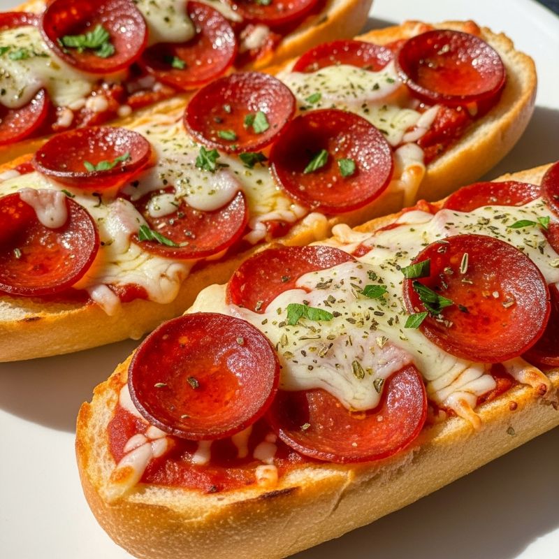 Pepperoni Pizza Boats