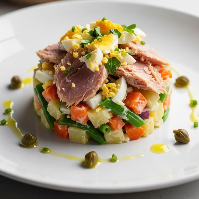 Gourmet Ensaladilla Rusa with Ventura Melva Tuna