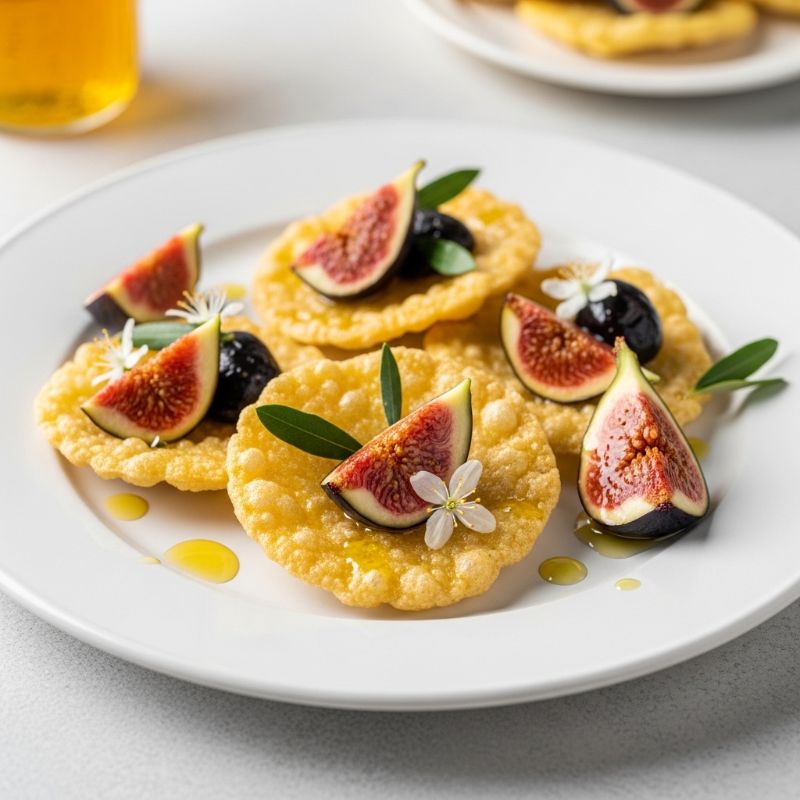 Olive Oil Tortas with Figs and Orange Blossom Honey