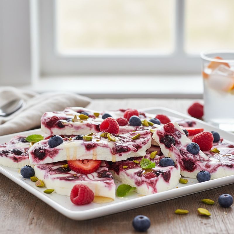 Berry Bliss Frozen Yogurt Bark