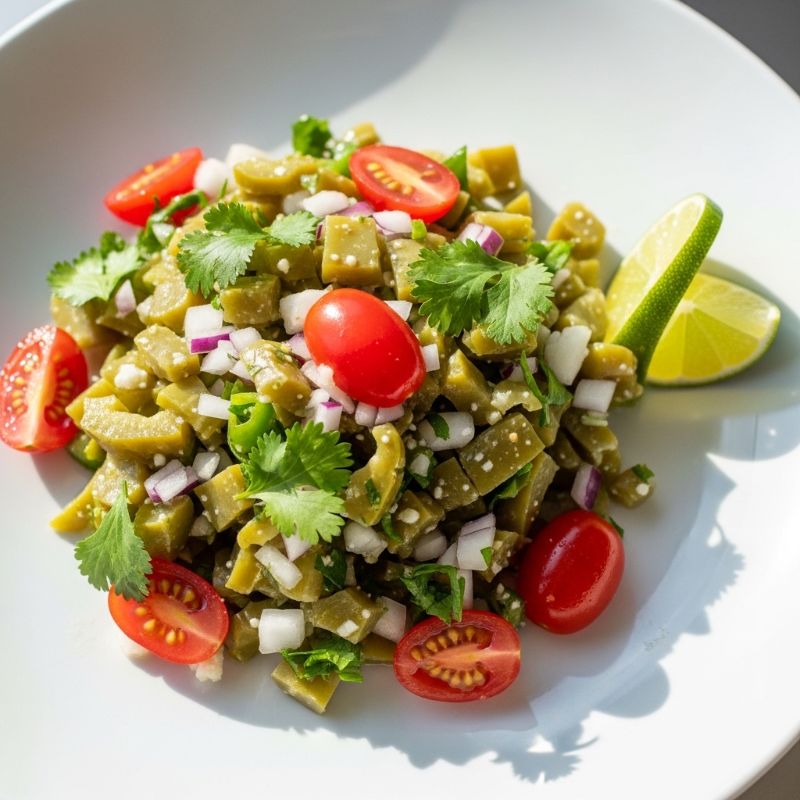Speedy Mexican Nopales Salad