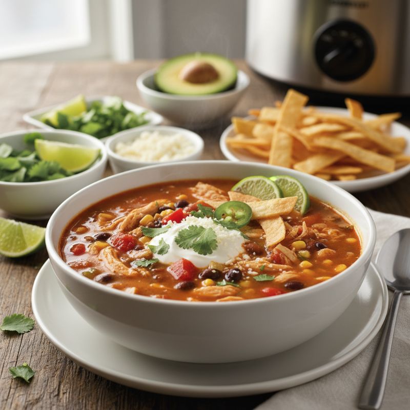 Easy Chicken Tortilla Soup