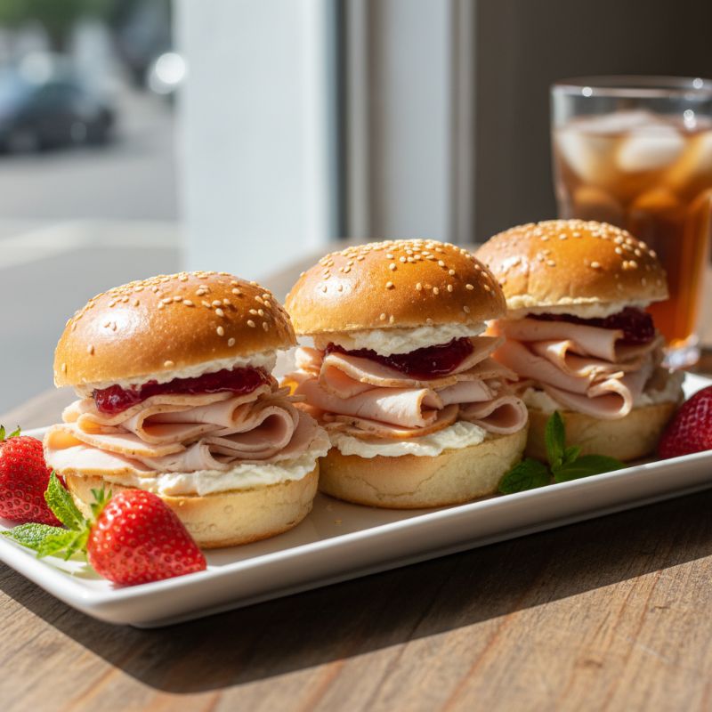Elena Ruz Turkey & Cream Cheese Sliders