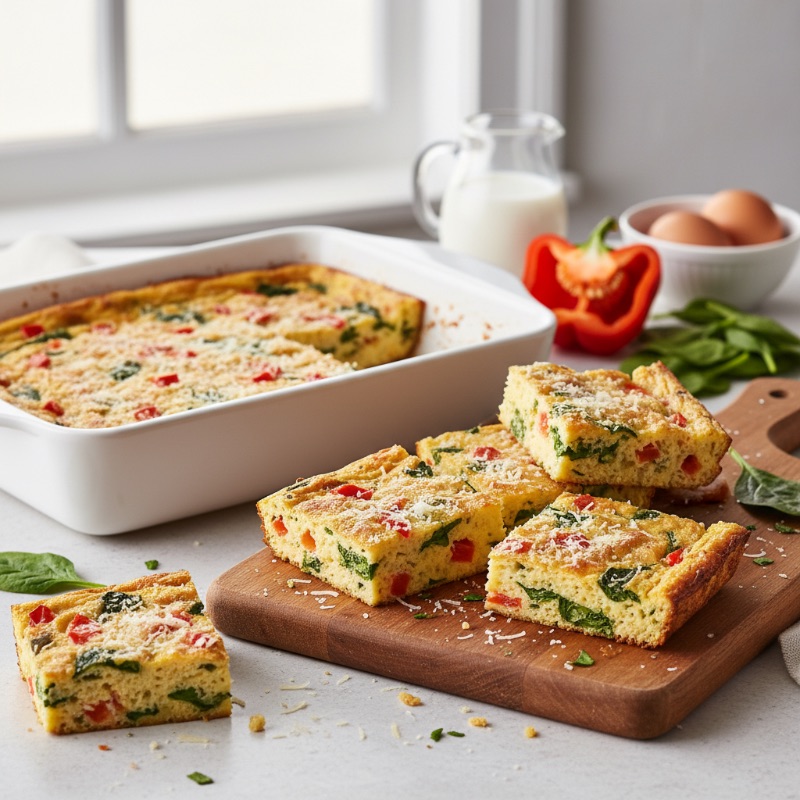 Savory Frittata Squares