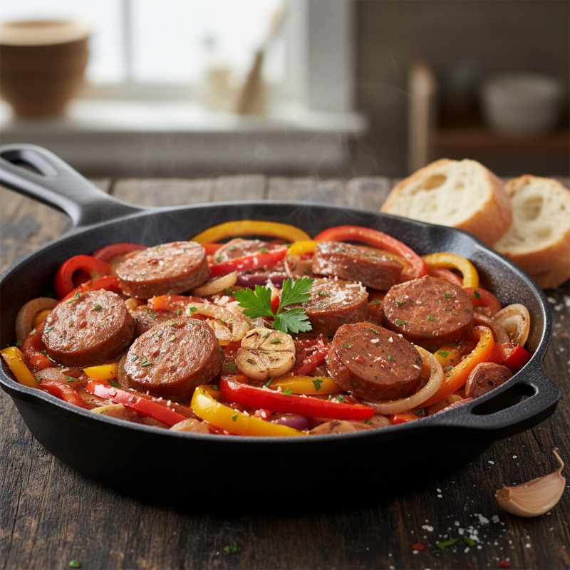 Sausage and Pepper Skillet