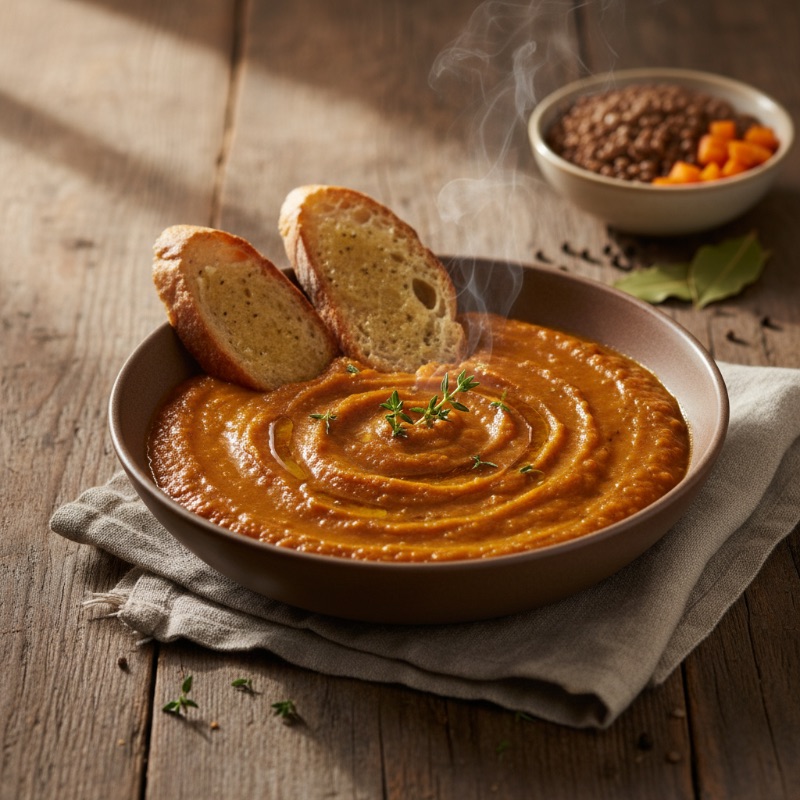 Comforting Lentil and Carrot Puree