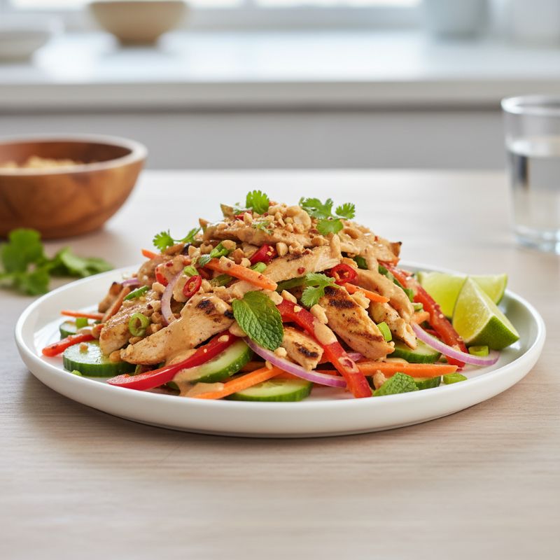 Quick & Easy Thai Chicken Salad