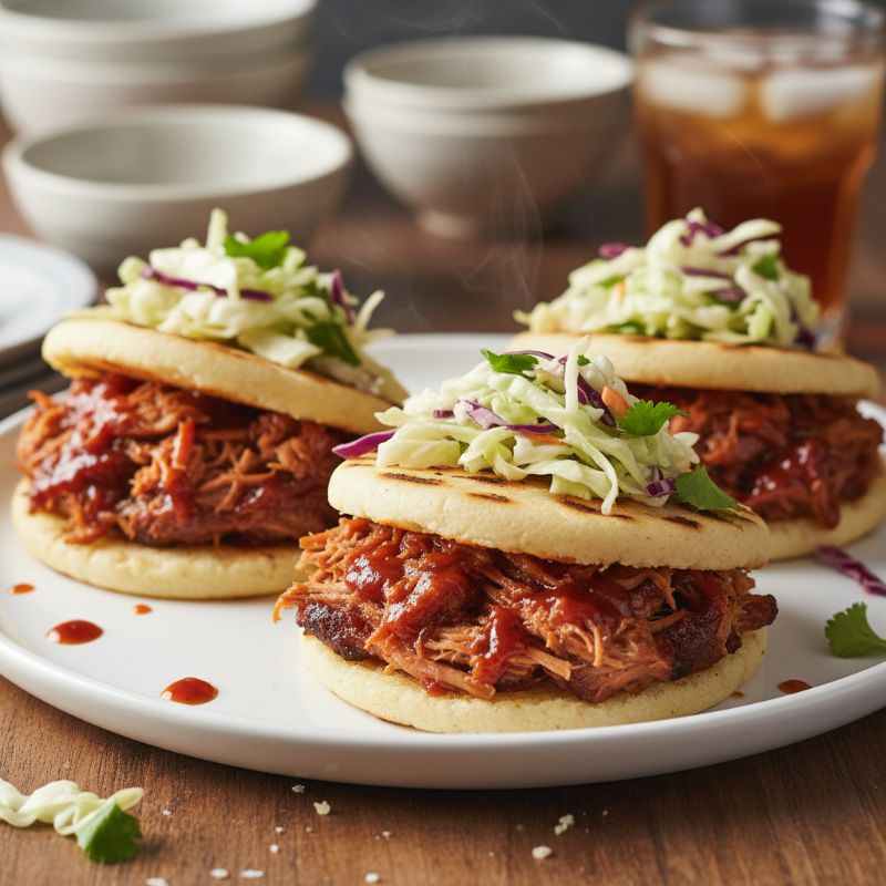 BBQ Pulled Pork Arepas