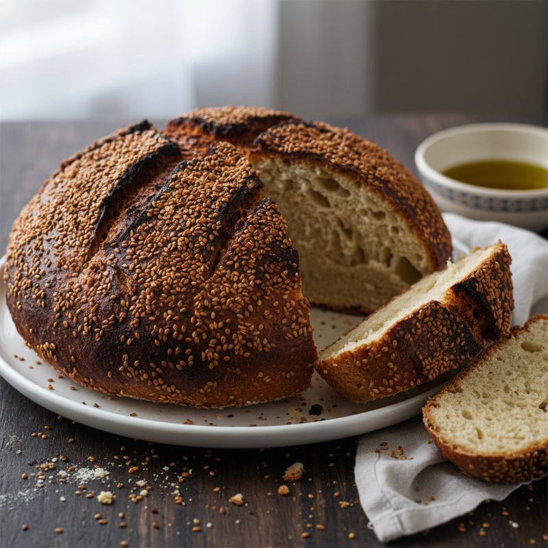 Pane di Monreale: Sicilian Sesame Seed Bread