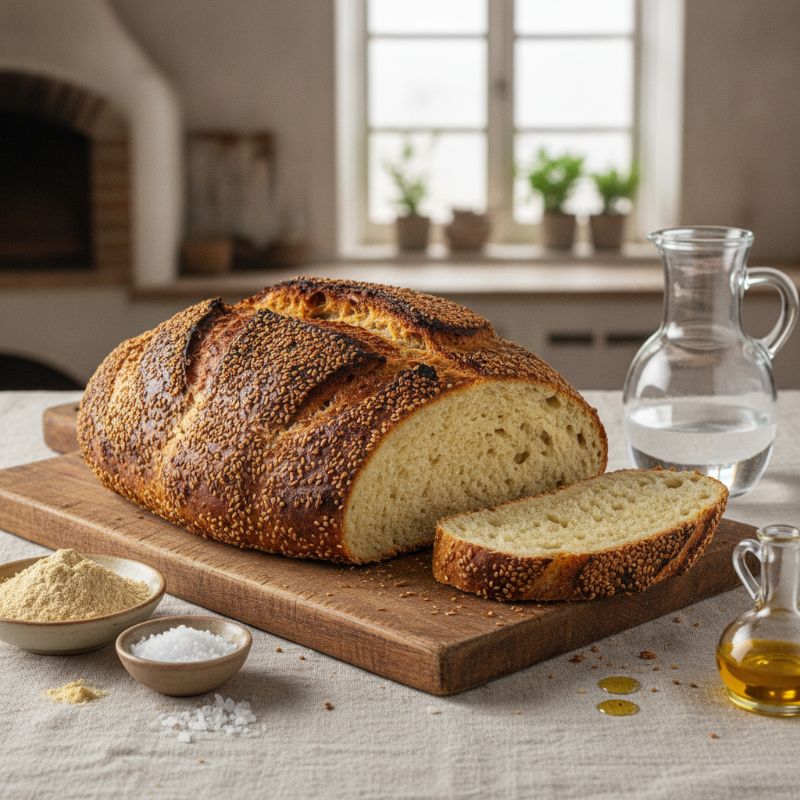 Pane di Monreale: Sicilian Sesame Seed Bread
