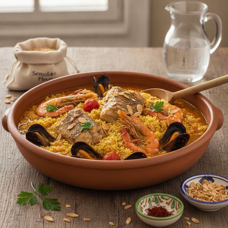 Couscous di Pesce alla Trapanese